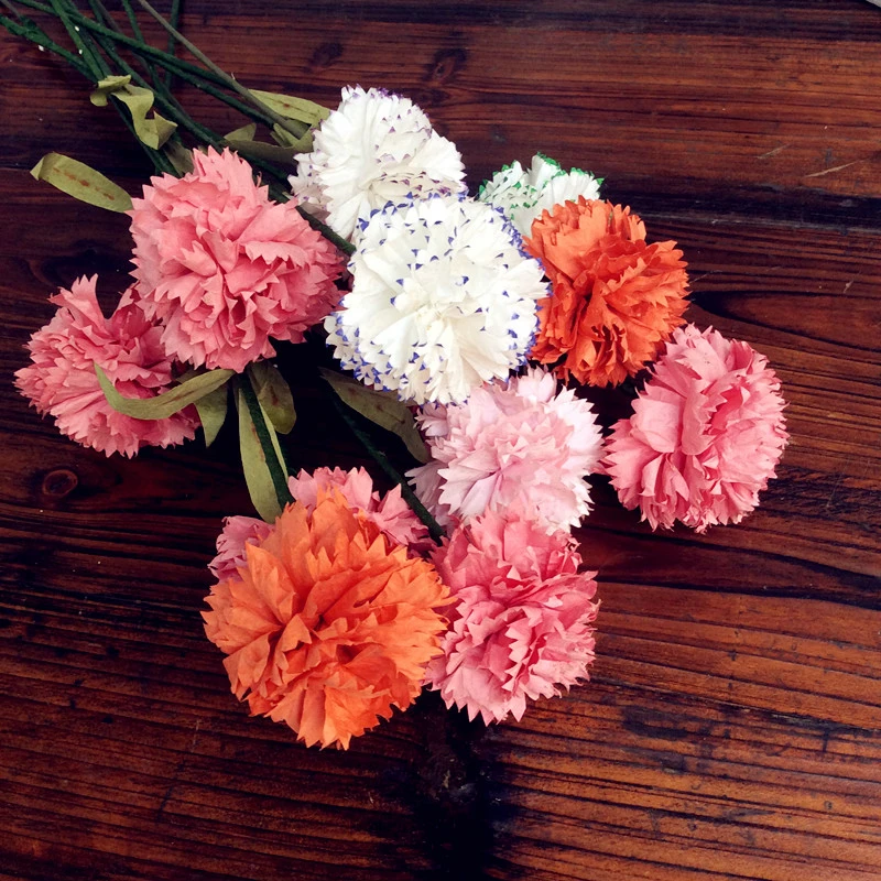 Monther の日手作り クレープ紙カーネーション ピース ティッシュペーパー美しい カーネーション の花 Paper Chemical Paper Flower Wedding Bouquetpaper Flower Ball Aliexpress Monther の日手作り クレープ紙カーネーション ピース ティッシュペーパー美しい カーネーション の花 Paper Chemical Paper Flower Wedding Bouquetpaper Flower Ball Aliexpress