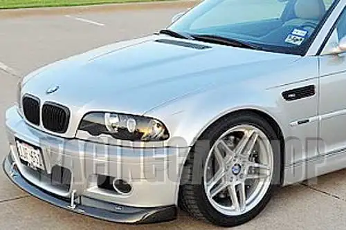 Неокрашенный ACS стиль передний спойлер для BMW E46 M3 1998-2005 B014F