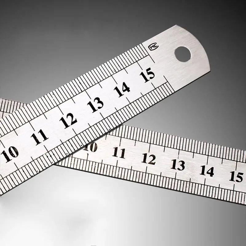 1 шт. линейка из нержавеющей стали 15 см 20 30 см|Линейки| |