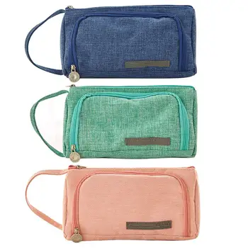 

Lovely Big Capacity Student Stationery Storage Bag Pen Case Cosmetics Organizer