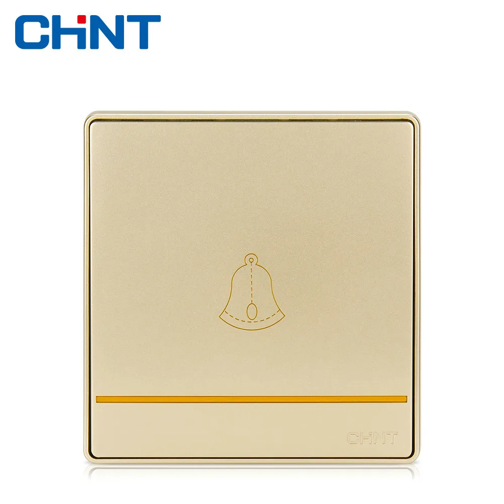 

CHINT Wall Switch Socket NEW2D Large Panel Doorbell Button Switch Steel Frame