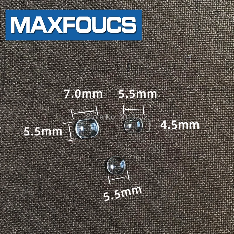 Сапфировое стекло с окошком даты для часов, кристаллы Datejust прямоугольные 7,0x5,5 мм 5,5x4,5 мм круглые 5,5 мм аксессуары для часов 1 шт