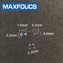 Сапфировое стекло с окошком даты для часов, кристаллы Datejust прямоугольные 7,0x5,5 мм 5,5x4,5 мм круглые 5,5 мм аксессуары для часов 1 шт