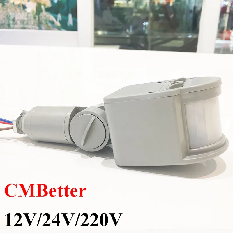

AC220V 12V 24V Motion Sensor Light Switch Automatic Infrared PIR Motion Sensor Switch for LED Light Lamp light accessory