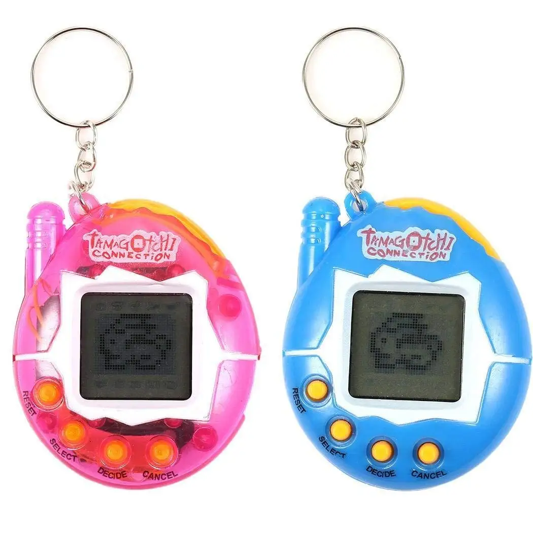 Tamagotchi подключение Виртуальная CybeElectronic домашние животные игрушки 90S ностальгические 49 домашних животных в одном виртуальном Cyber Pet кольцо для ключей с игрушкой вечерние подарки