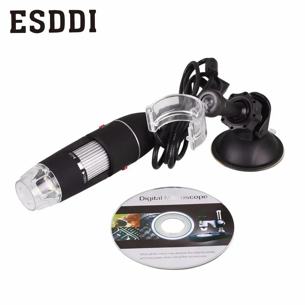 Esddi 1000X8 LED USB цифровой микроскоп зум 2MP эндоскоп PC камера видео лупа образование