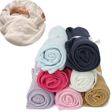 Детское постельные принадлежности одеяло s пеленки супер мягкий хлопок крючком Лето карамельный цвет Пропеллер для кроватки полое одеяло для сна D30