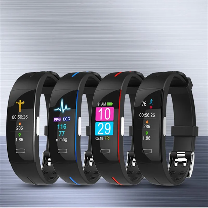 

P3 Plus Smart Band ECG+PPG Blood Pressure Heart Rate Monitoring Pedometer P3Plus Color Screen H66 Sports Fitness Bracelet