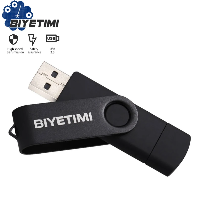 Usb флеш накопитель Biyetimi 64 ГБ 32 OTG2.0 8 16 ГБ|pen drive pendrives|otg 8gbflash |