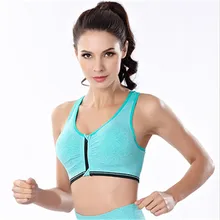 Женский йога бар мягкий без косточек молния ударопрочный пуш-ап спортивные бюстгальтеры дышащий спортивный жилет для пробежек Топы Нижнее белье