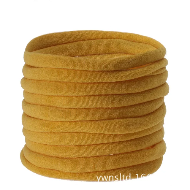 10pcs/lot Nylon Headband for Baby Girl DIY Hair Accessories Elastic Head Band Kids Children Fashion Headwear baby turban 5