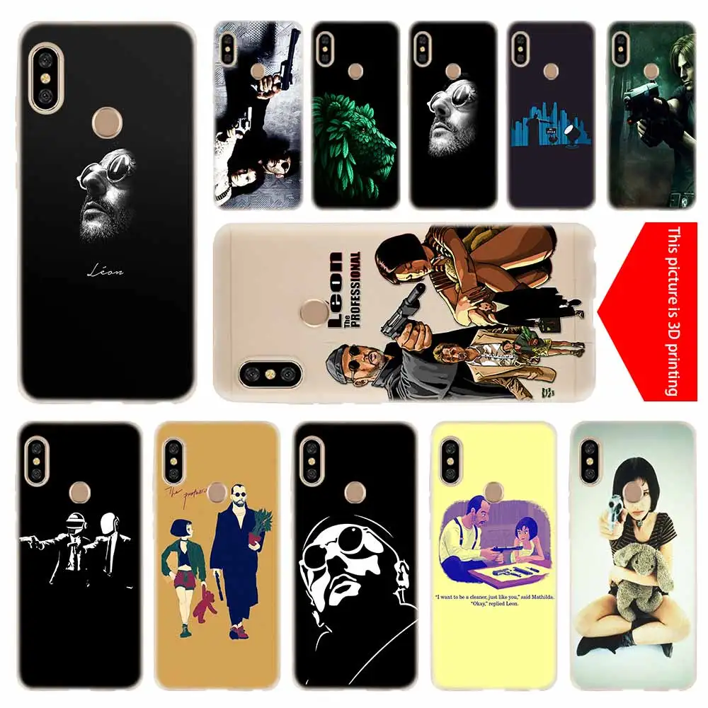 

The Professional Leon cover soft Silicone TPU Case For Xiaomi Redmi 3 4X 4a 5 Plus 5a S2 6a 6 Pro Note 7 5 6 4 3 5a