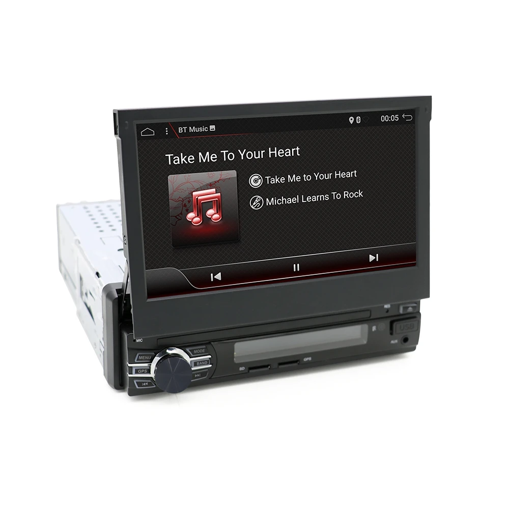 Perfect car multimedia 7" Universal 1din Android 6.0 Quad Core Car radio GPS Navigation Wifi BT autoRadio 2GB RAM 16GB ROM 4G SWC RDS 1