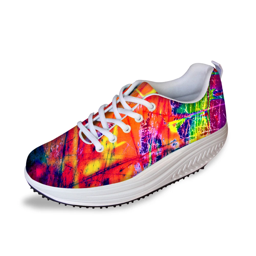 

NOIDYDESIGNS Slimming Women Casual Swing Shoes Women flat Platform Shoes Height Increasing Lose Weight Shoes for lady Female
