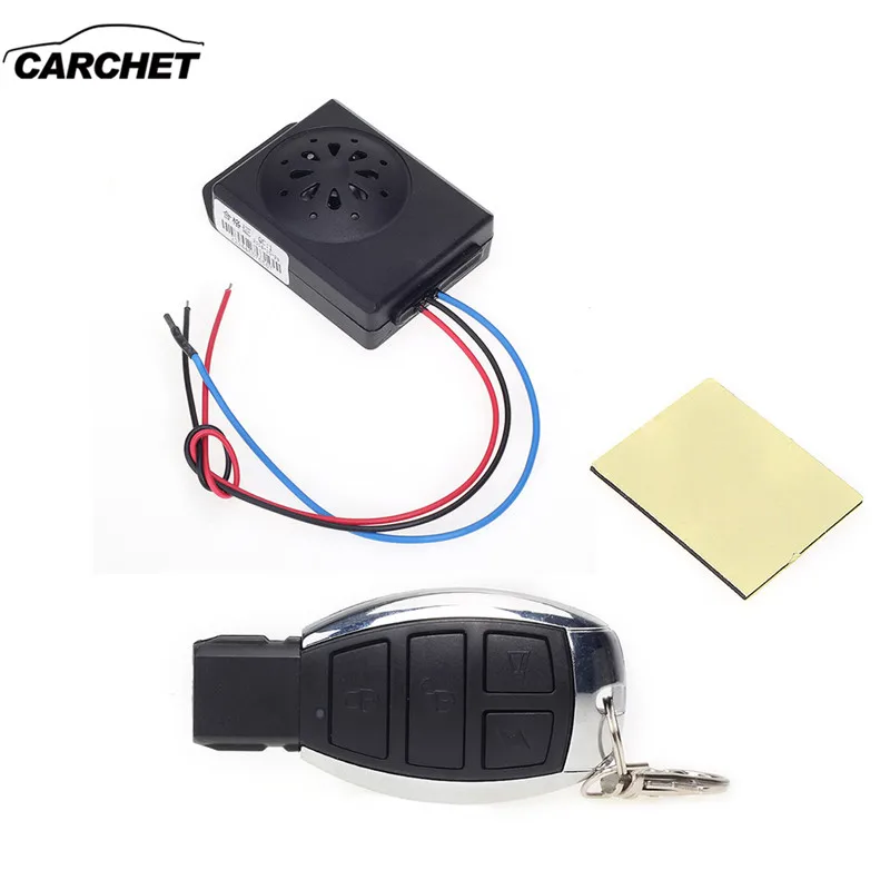 Автомобильная система охранной сигнализации CARCHET для скутера с дистанционным