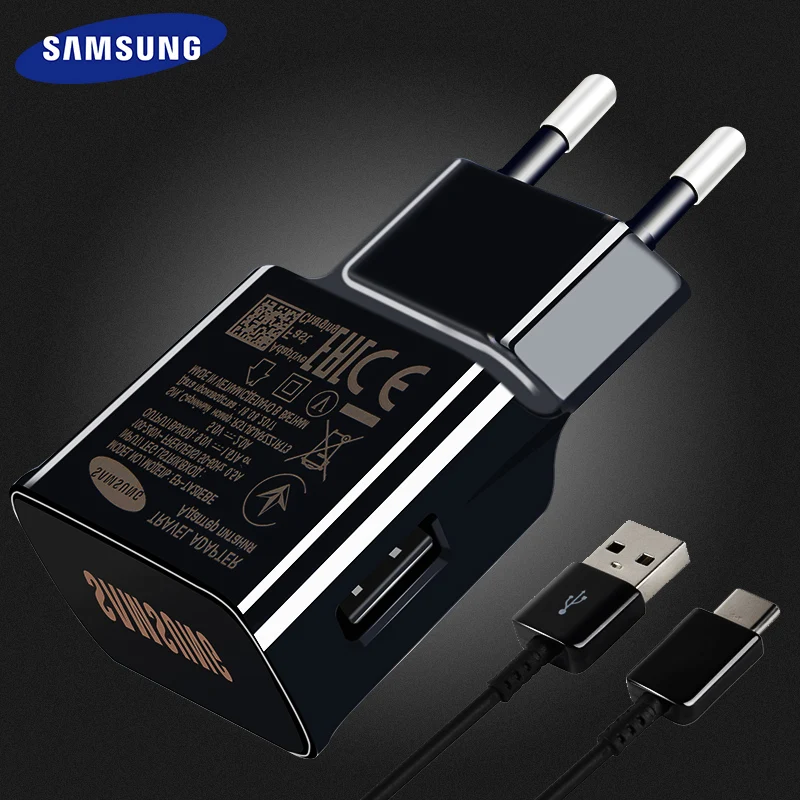 

Samsung S8 S9 plus Original Fast Charger 15W 9V1.67A 1.2m USB Type C Cable Quick Adapter EU/US/UK Note8 S 9 S 8 C5 C7 C9pro