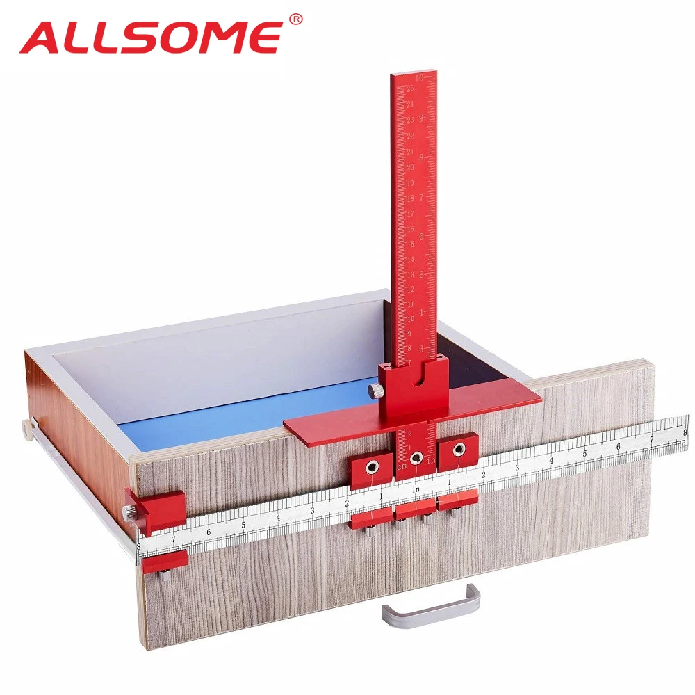 ALLSOME-Inch-Metric-Cabinet-Hardware-Jig-Drill-Guide-for-4mm-5mm-Drill-Bit-Power-Tool-Aluminum