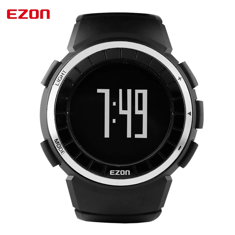 Модные женские спортивные часы EZON T029 будильник шагомер счетчик калорий фитнес