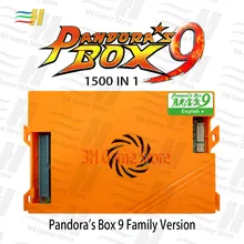 Pandora Box 9 1500 В 1 семейная версия аркадная игра материнская плата HDMI VGA выход HD 720P для Pandora's Box консольный контроллер