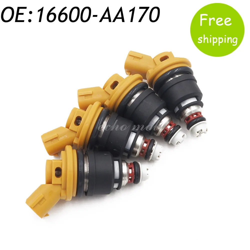 New 4pcs 550cc Side Feed Fuel Injector For Subaru Sti WRX GC8 2.5L
