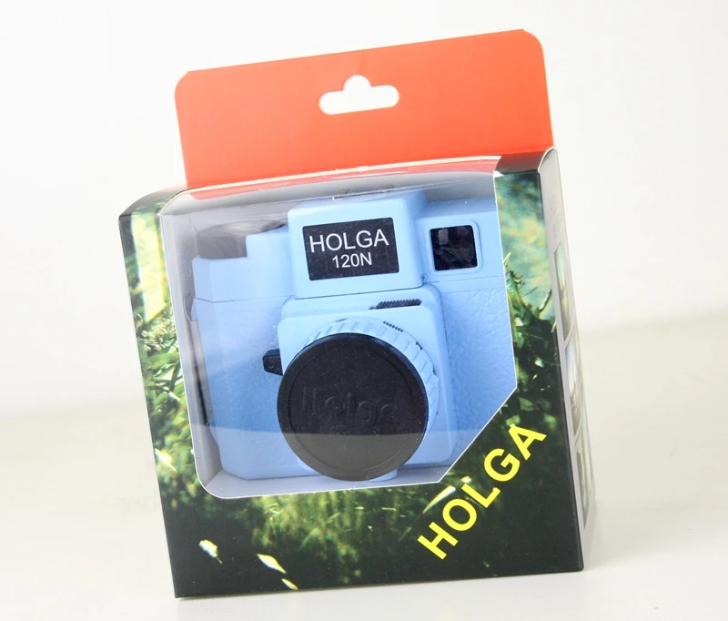 HOLGA 120 камера среднего формата 120N/N синяя Ломография Lomo Kodak Fujifilm