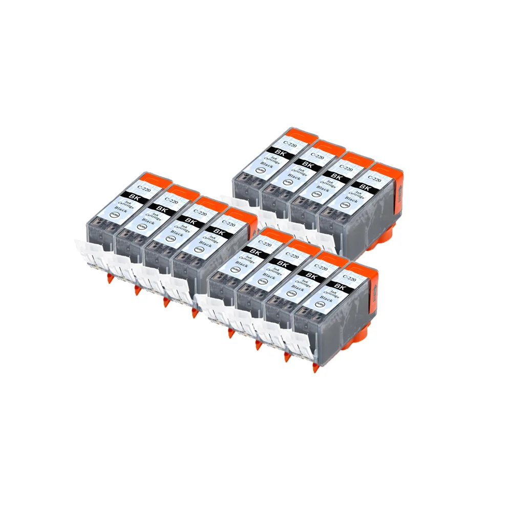 Совместимый картридж с черными чернилами PGI 220 BK для принтеров CANON PIXMA IP3600 IP4600 IP4700