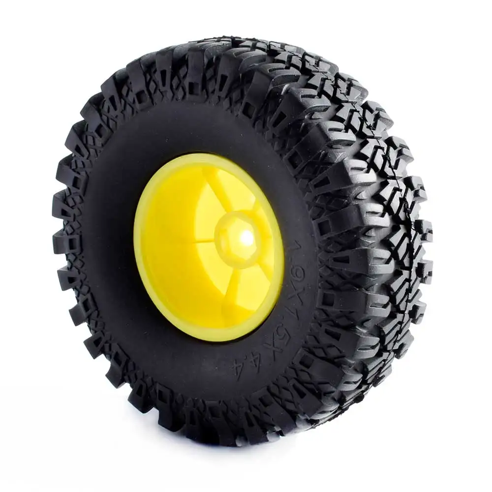 

1.9" Tires 114mm Wheel 12mm Hex Hub For SCX10 RC Telecontrol Model Car Climbing Tyre Simulated Gravel Tire High Quality