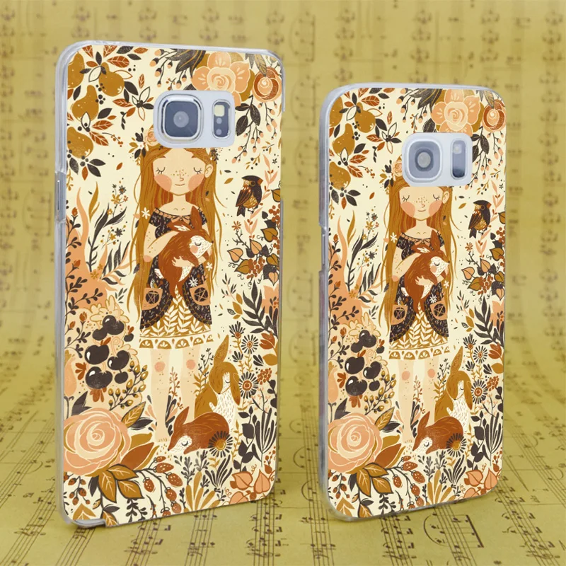 B3946 Королева Пентаграммы Печатает Прозрачный Жесткий PC Case Cover For Samsung Galaxy S 3 4 5 6 7