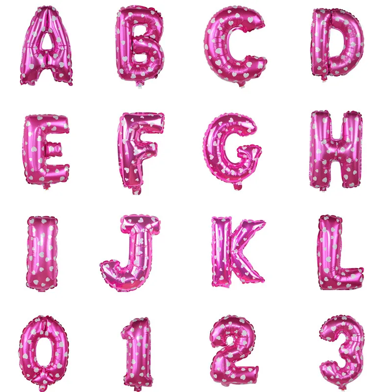 5 видов цветов 16 дюймов Воздушные шары гелиевые Фольга Happy Стразы образуют цифру «воздушные шары с буквами на день рождения и свадьбу с надписью детский праздничный костюм Таблица прайс-лист - Цвет: pink