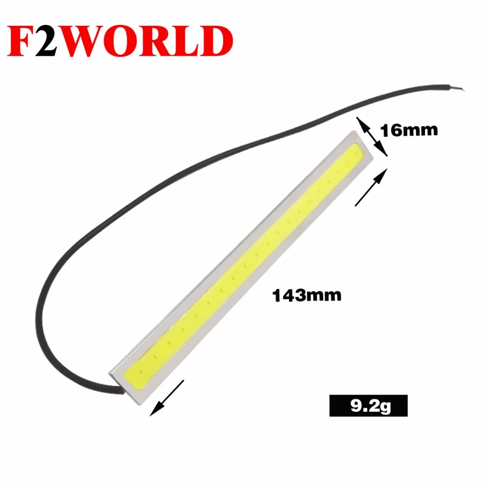 2 шт.* Идеальный светодиодный водонепроницаемый COB DRL 17 см автомобильный светильник для укладки COB Светодиодный дневной ходовой светильник 12 вольт