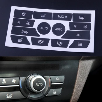 

CITALL Car AC Dash Climate Control Panel Button Repair Sticker Decal Kit Fit For BMW 5 Series 2012 2013 2014 2015 2016 2017 2018