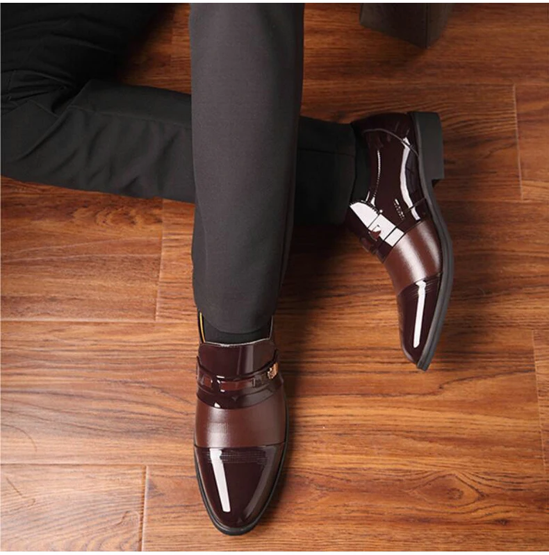 Men's Business Shoe Oxfords For Mens Shoes Casual Mens Dress Shoes' Breathable Oxfords Formal Shoe Men Casual Shoes Plus Size 48 (9)