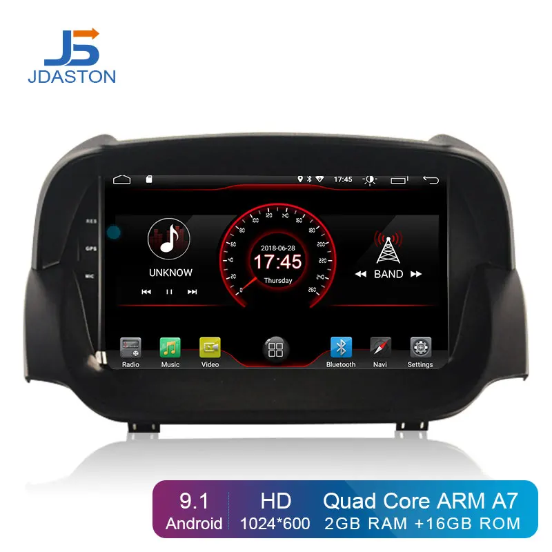 

JDASTON Android 9.1 Car DVD Player For Ford ECOSPORT 2013-2016 WIFI GPS Navigation 2 Din Car Radio Stereo Multimedia RDS IPS