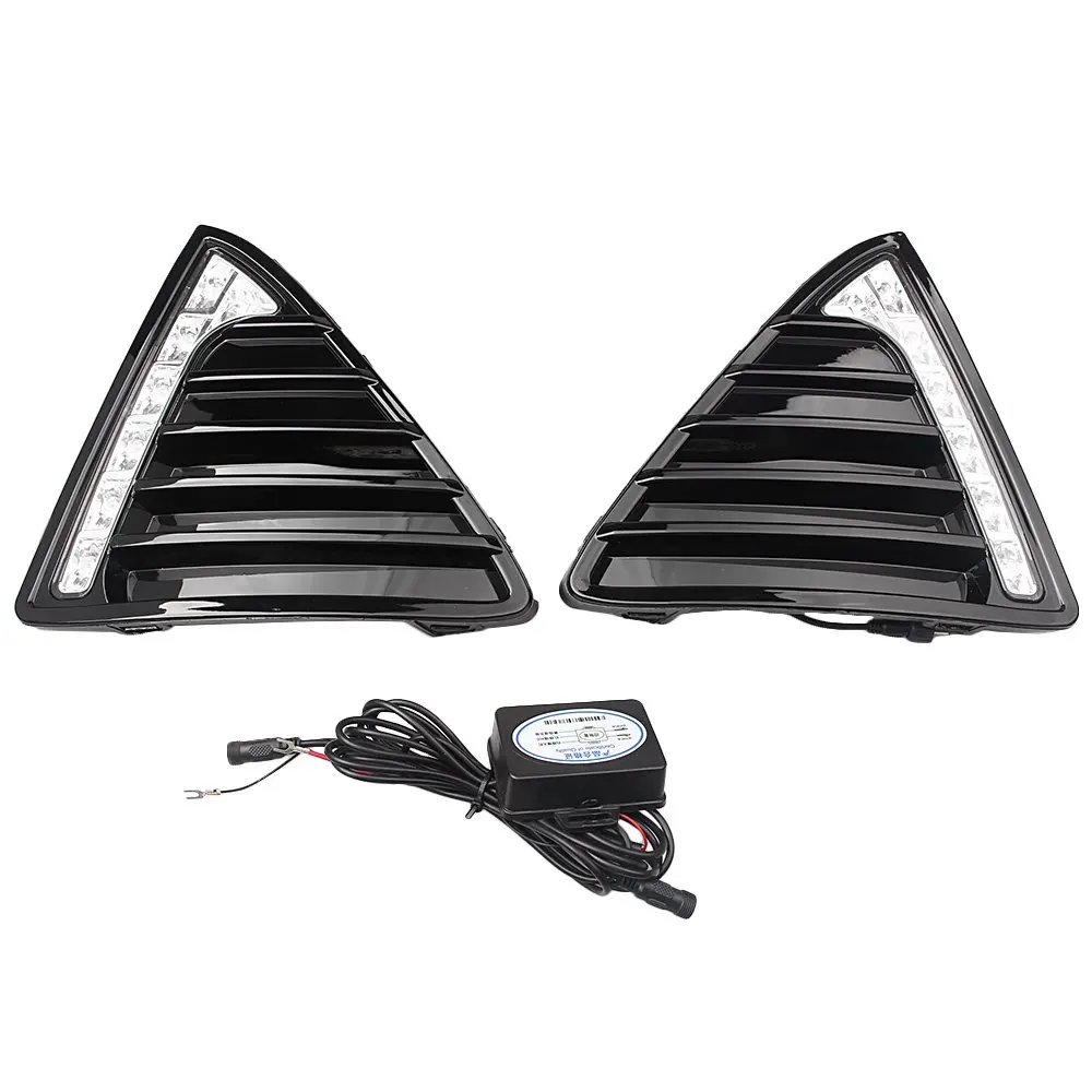 

For Ford Focus 3 MK3 Daytime Running Light with yellow signal Fog Lamp DRL 12V dimming style Relay