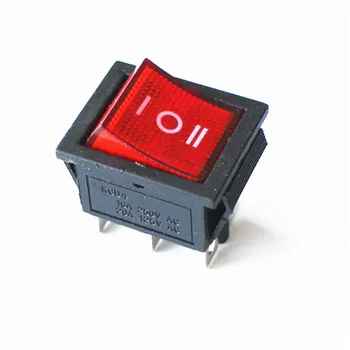 

The red lamp 3 file 6 foot three six legged 16A power rocker ROCKER SWITCH DPDT