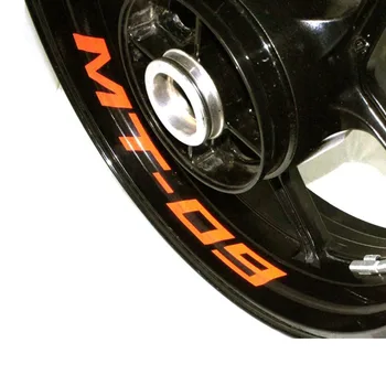

Motocycle Inner Rim Decals Wheel Reflective Stickers Stripes for Yamaha MT09 MT 09