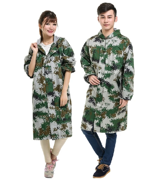 屋外スポーツ男性女性ロングトレンチレインコートメンズダークブルー迷彩フード付きレインジャケットポンチョmujer防水釣りコート Jacket Children Camouflage Swimwearjacket China Aliexpress