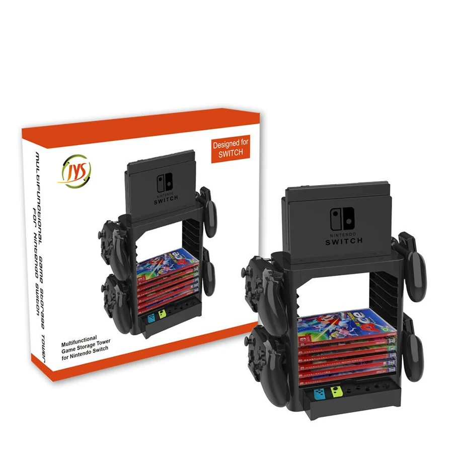  Multifunctional Disk Storage Tower Game Card Box Storage Stand Holder Bracket for Nintend Switch NS