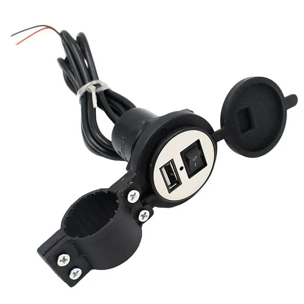 

CS-277 Motorcycle Motorbike Waterproof Socket Power Adapter 1.5A USB Charger for Universal Mobile Phone