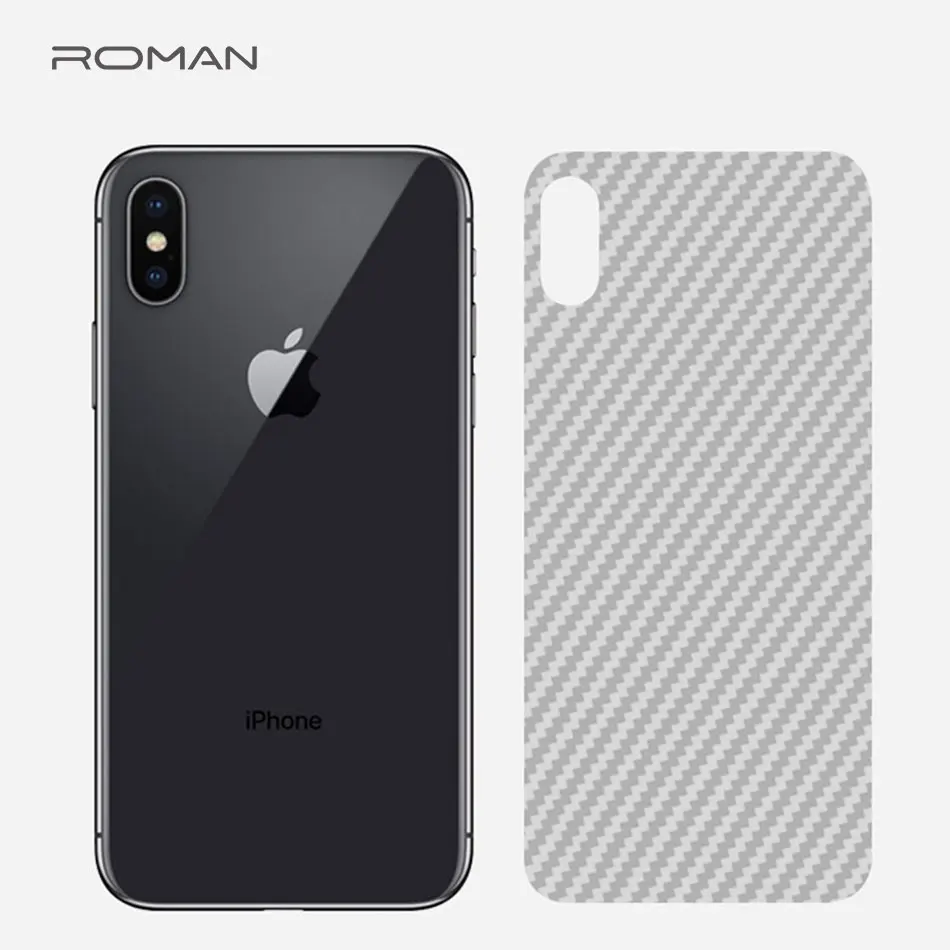 3PC/lot Carbon Fiber Full Cover For iPhone X 6 6S 8 7 Plus 5 S 5s 5c SE Screen Protector Sticker Protective Film | Мобильные