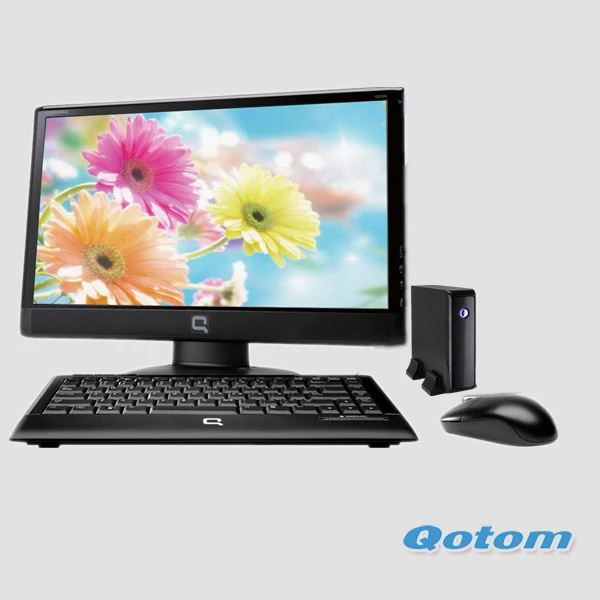 Dual nic mini pc Qotom T30S Celeron 1037U Cheap Thin Client Fanless