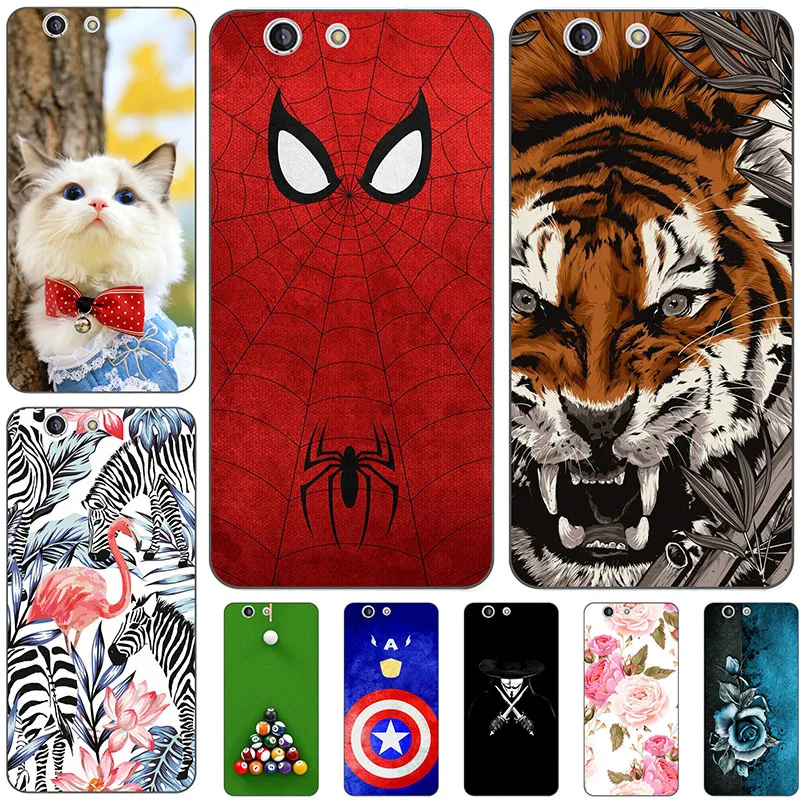 

Lovely Cartoon Phone Cases For ZTE Blade A512 A 512 Z10 Z 10 5.2" Hard Plastic Case Animal Pattern Cover Coque Fundas