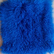 Ковер из монгольского меха ягненка, синее одеяло из натурального меха, ковер из овчины для спальни, декоративное одеяло, s Коврик для пола
