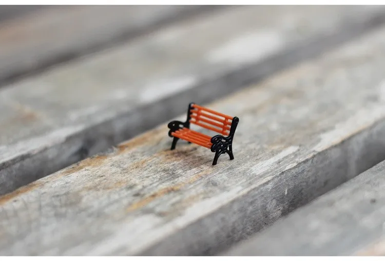 Искусственный парк кресло мини ремесло миниатюрный Сказочный Сад украшения дома микро Ландшафтный Декор DIY аксессуары