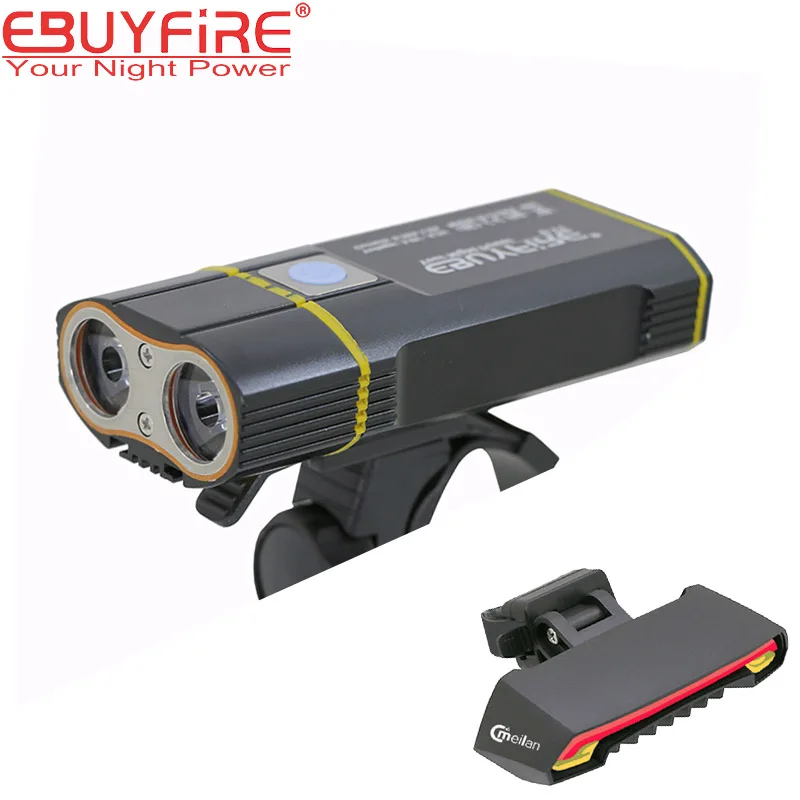 

Bike Light Front Lamp Cycling Road MTB Bicycle Head light Flashlight Cycling Led Light Rear Lights Laser LED Meilan X5 Taillight