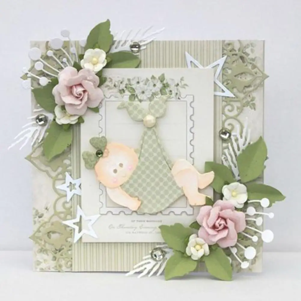 

1 set High Quality Baby DIY Cute Scrapbook Photo Album Decor Embossing Cutter Crafts Cutting Dies Scrapbook Album Handcrafts