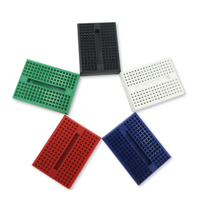 

HAILANGNIAO 10pcs/lot Syb-170 Tie-points Mini Solderless Prototype Breadboard for ATMEGA PIC UNO Wholesale/Retail