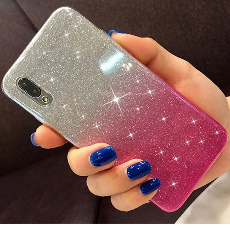 Блестящий силиконовый чехол для Samsung Galaxy A50 A30 A20 A10 A70 A80 A40 A20E 2019 M10 M20 чехлы мягкий из