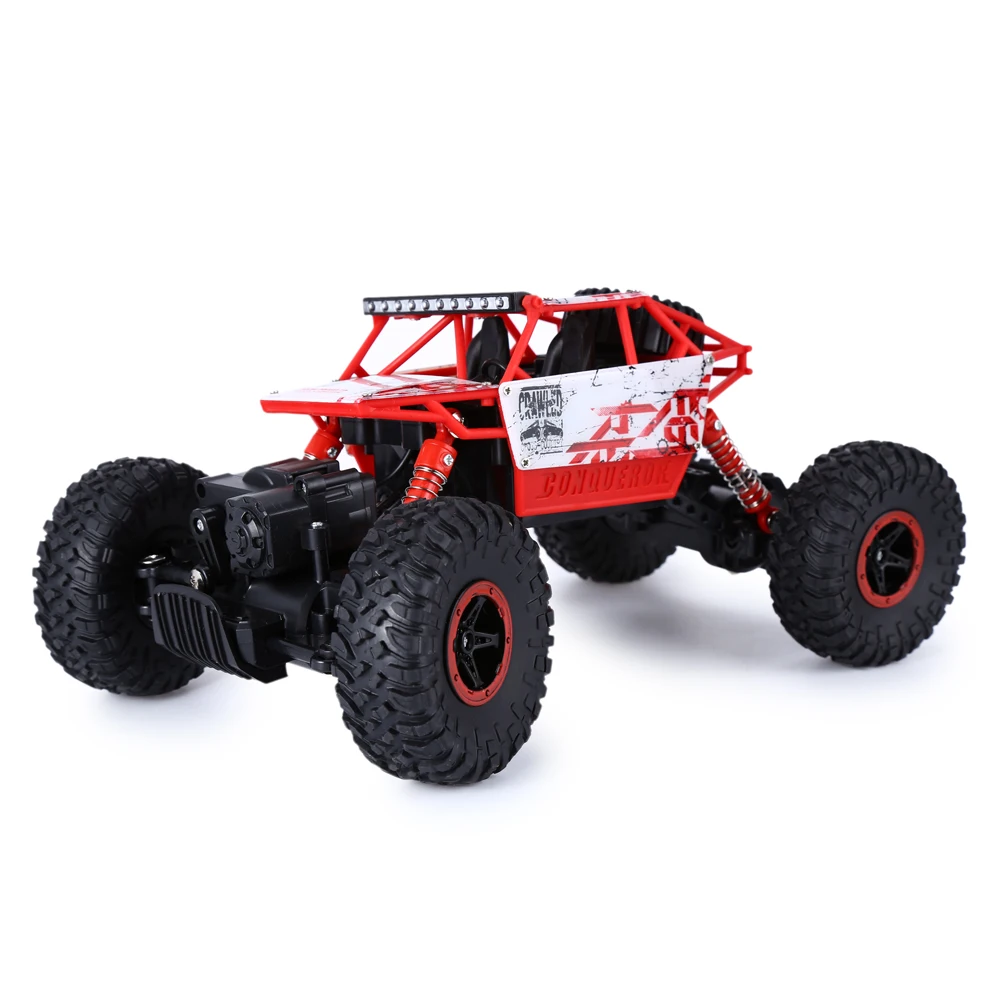

Anti-Turnover RC Car 1:18 Scale 4 Wheel Drive Toy 2.4GH Persistent Super Power Wireless Remote Control Trunk Shockproof HB P1801