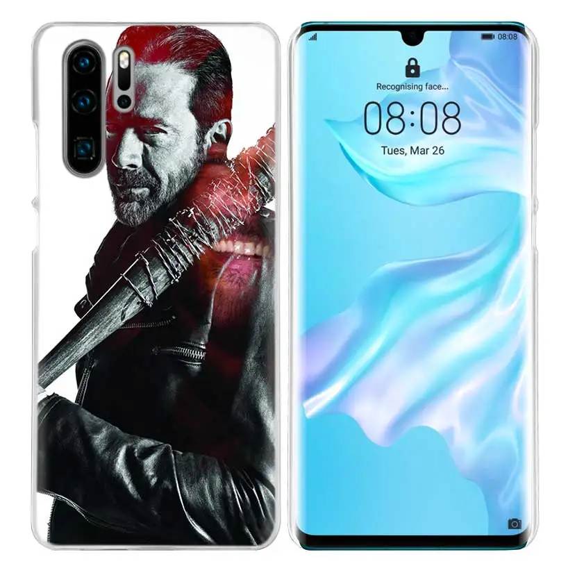 Чехол Negan Walking Dead для huawei P20 P Smart Z Plus Nova 5 5i P30 P10 P9 P8 mate 10 20 lite Pro жесткий чехол для телефона из поликарбоната